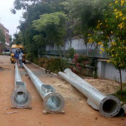 high mast pole supplier in Chennai